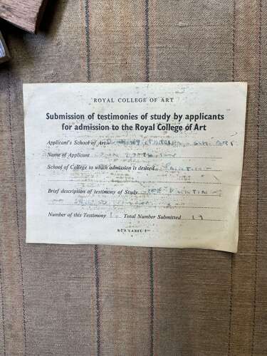 An Expressionist 1930’s Royal College Of Art Submission Study