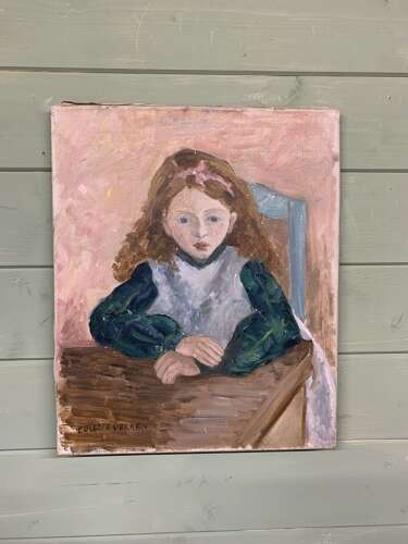 Colette Verken - Schoolgirl - Oil On Canvas
