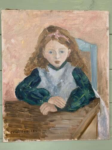 Colette Verken - Schoolgirl - Oil On Canvas