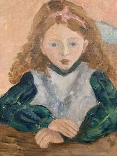 Colette Verken - Schoolgirl - Oil On Canvas