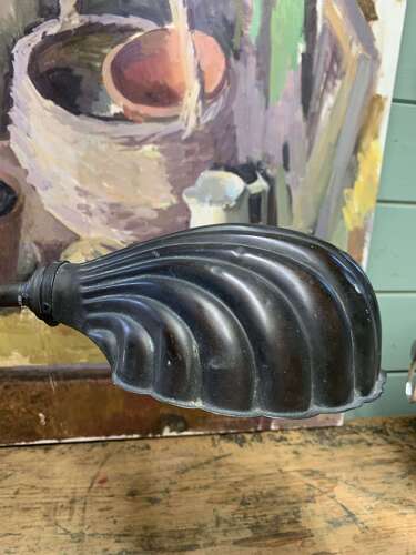 1930’s Desk Lamp With Shell Shade