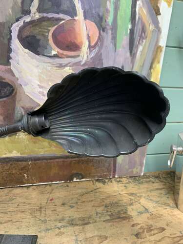 1930’s Desk Lamp With Shell Shade