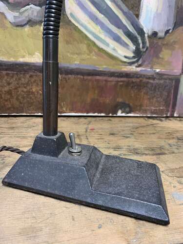 1930’s Desk Lamp With Shell Shade