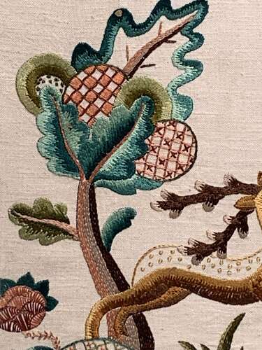 1930’s Crewelwork Tree Of Life