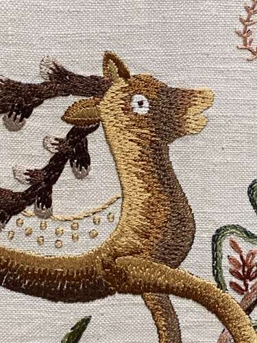 1930’s Crewelwork Tree Of Life