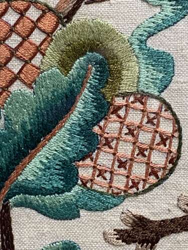 1930’s Crewelwork Tree Of Life