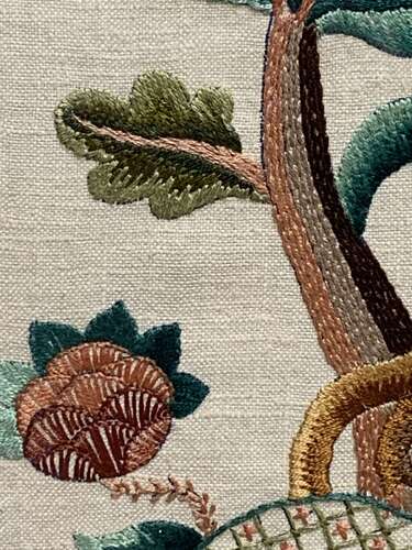 1930’s Crewelwork Tree Of Life