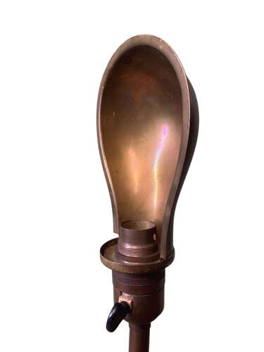 French Brass Desk Lamp