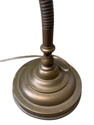 French Brass Desk Lamp