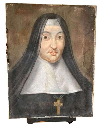 18th Century Portrait Of A French Nun