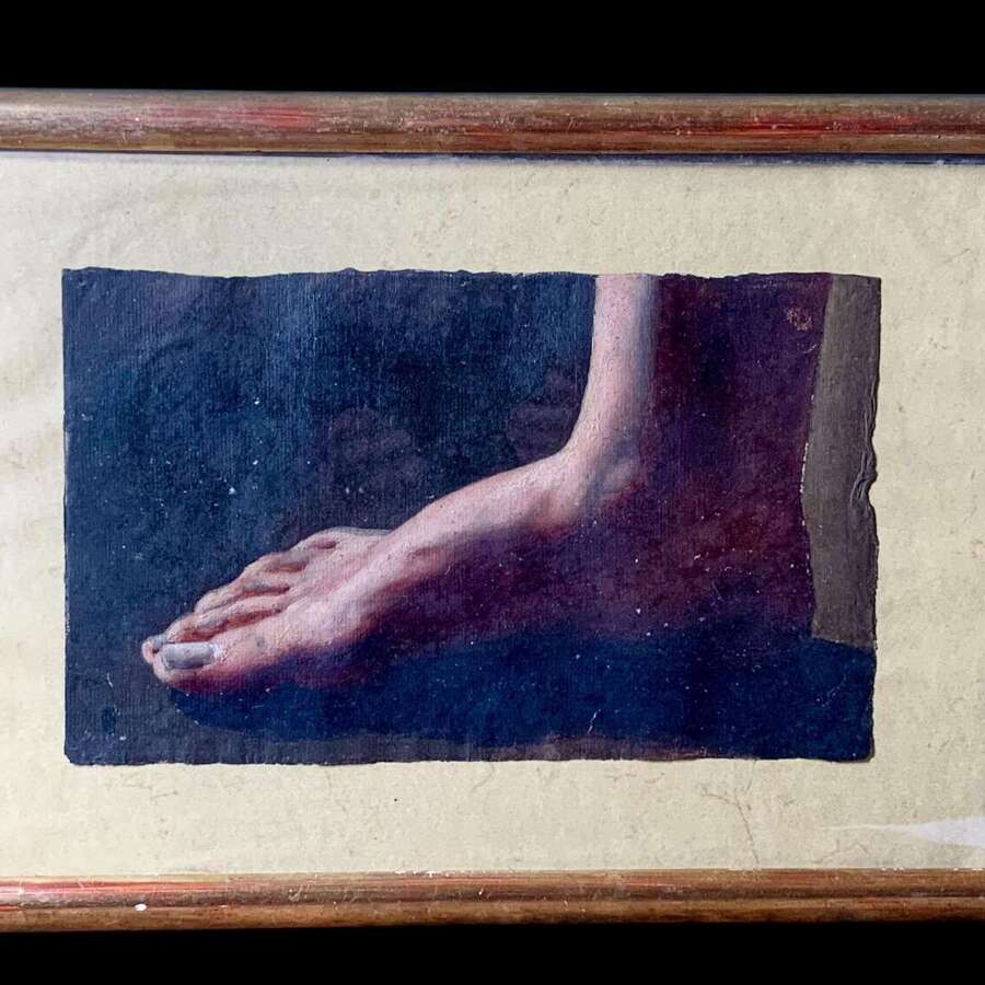 Early 19th C Academic Study Of A Foot