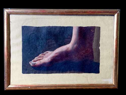 Early 19th C Academic Study Of A Foot
