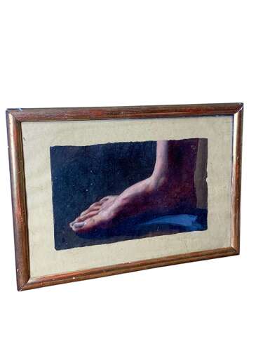 Early 19th C Academic Study Of A Foot