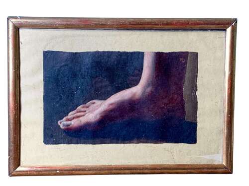 Early 19th C Academic Study Of A Foot