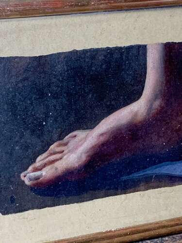 Early 19th C Academic Study Of A Foot