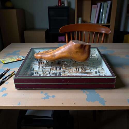 Artist Model Of A Foot