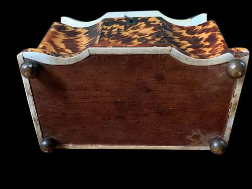 Georgian Tortoiseshell Tea Caddy