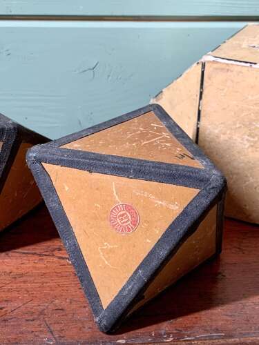 Set Of 7x 1920’s Geometry Teaching Aids / Crystals