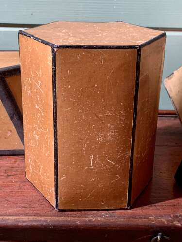 Set Of 7x 1920’s Geometry Teaching Aids / Crystals