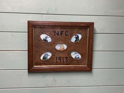 Rare Edwardian Oil Portraits Of Racing Pigeons