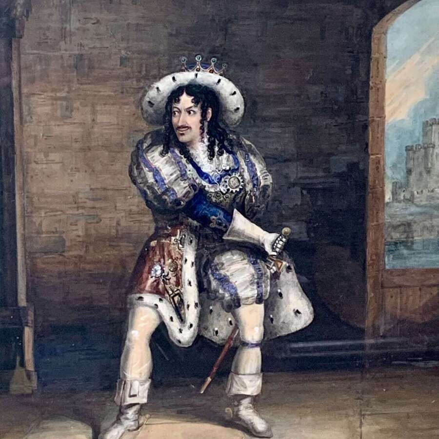 Antique Watercolour - Richard Iii