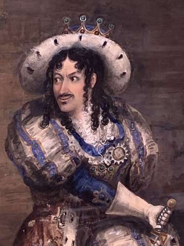 Antique Watercolour - Richard Iii