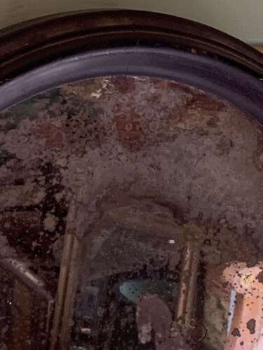 19th Century Foxed Antique Wall Mirror
