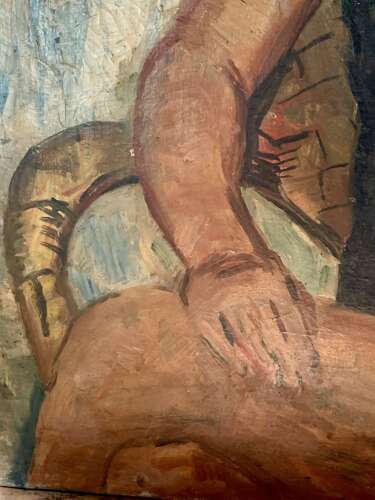 Portrait Of A Young Man - Oil On Canvas