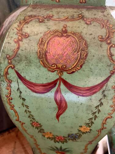French Toleware Vase & Cover