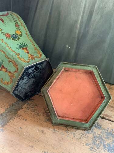 French Toleware Vase & Cover