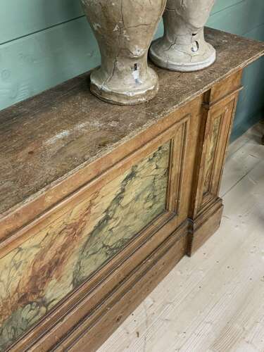 19thc French Painted Console