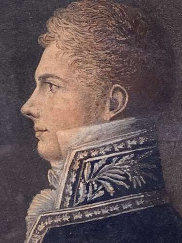 Regency Period Aquatint Portraits Of Militaries