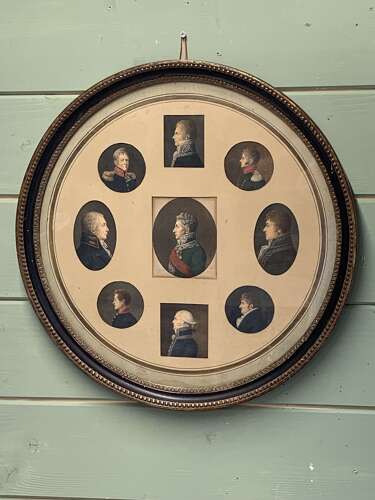 Regency Period Aquatint Portraits Of Militaries