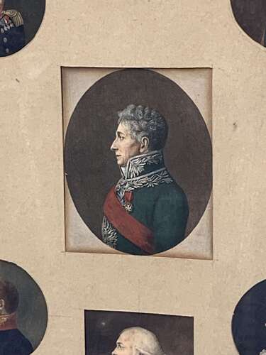 Regency Period Aquatint Portraits Of Militaries