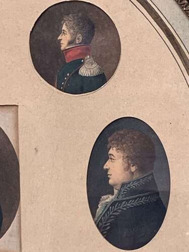 Regency Period Aquatint Portraits Of Militaries