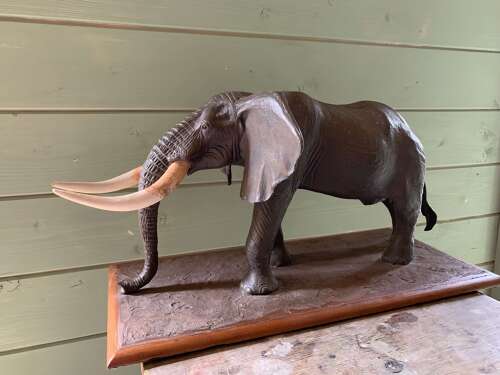 A Rare Maquette Of An African Elephant By Terry Matthews