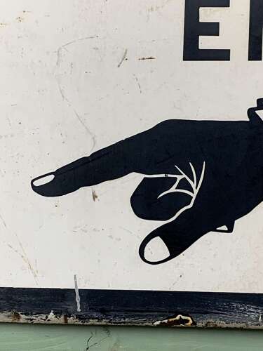 Early Enamelled Sign