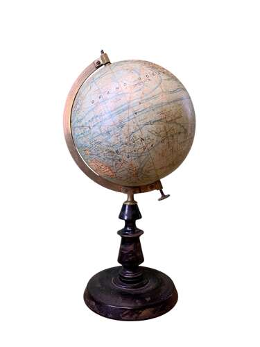 FRENCH TERRESTRIAL GLOBE BY J.FOREST