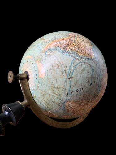 FRENCH TERRESTRIAL GLOBE BY J.FOREST