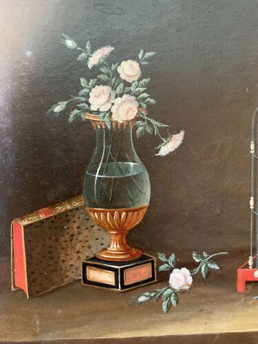 PAUL LELONG - EARLY 19th CENTURY GOUACHE STILL LIFE