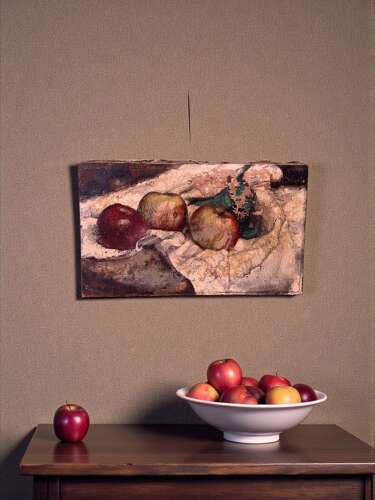 EARLY 20th CENTURY FRENCH STILL LIFE WITH APPLES