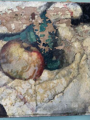 EARLY 20th CENTURY FRENCH STILL LIFE WITH APPLES