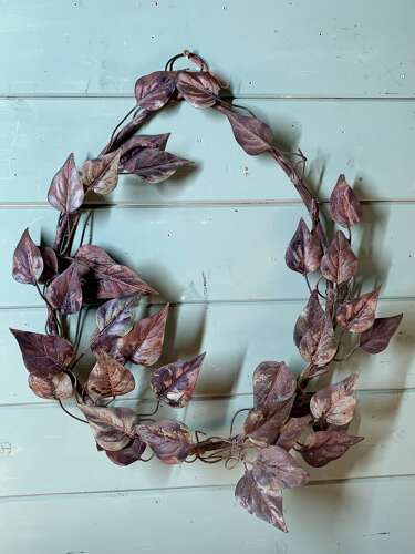 ANTIQUE FRENCH METAL WREATH