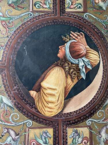 ITALIAN RENAISSANCE STYLE WATERCOLOUR AFTER LUCA SIGNORELLI