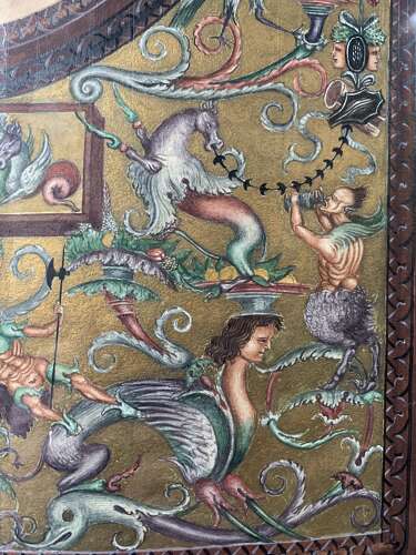 ITALIAN RENAISSANCE STYLE WATERCOLOUR AFTER LUCA SIGNORELLI