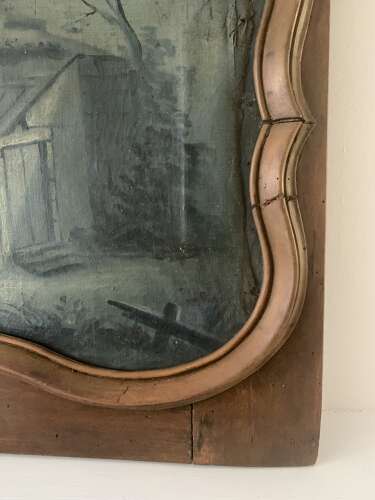AN 18th CENTURY FRENCH OVERDOOR PANEL