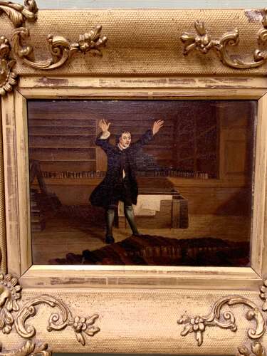 NAIVE OIL ON PANEL: THE LIBRARIAN’S NIGHTMARE!