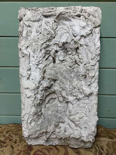 19th C FRENCH CHURCH PLASTER OF AN ANGEL