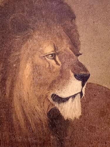 NAIVE PORTRAIT OF A LION