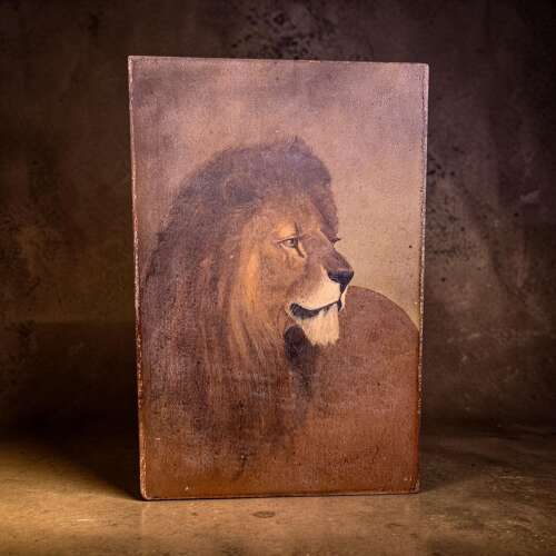 NAIVE PORTRAIT OF A LION